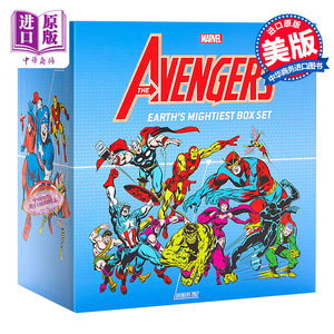 现货 复仇者联盟漫画珍藏版 漫威漫画 英文原版 Avengers: Earth's Mightiest Box Set Slipcase Marvel Comics【中商原版】