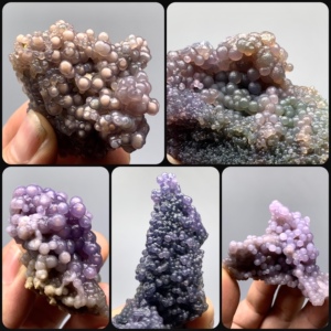 印尼葡萄玛瑙 天然矿物晶体 标本矿石原石收藏石头摆件地质科普