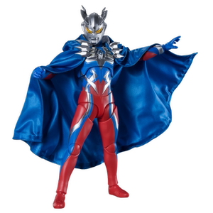 现货万代魂限定泽塔奥特曼z 赛罗披风配件包 shf蓝色披风