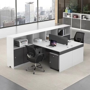 财务办公桌椅组合职员桌4/6人2高柜会计桌办公室工作位员工电脑桌