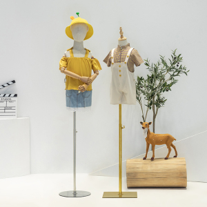 儿童模特道具半身服装店橱窗展示架全身小孩男女童装店带手假人偶