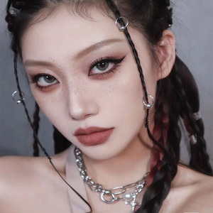 朋克金属脏辫环扣嘻哈风发饰辣妹拳击辫子配饰麻花辫绑带编发饰品