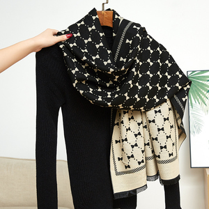 蝴蝶双面羊绒围巾-淘宝拼多多热销蝴蝶双面羊绒围巾货源拿货