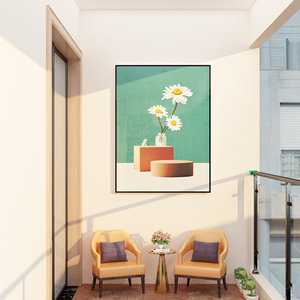 客厅卧室床头挂画小清新阳台装饰进门摆件餐厅沙发背景墙现代简约