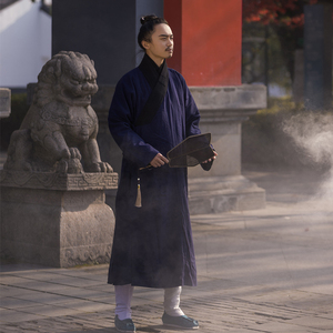 【现货】衿娥道装 长短衫道服道袍三清领男女春夏棉麻道士居士服