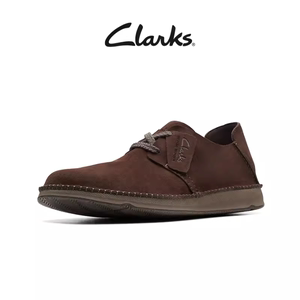 Clarks其乐男鞋高斯基系列春夏新品透气舒适低帮鞋休闲皮鞋男