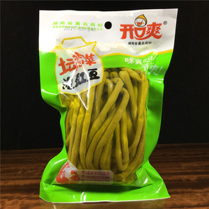 满7袋包邮 湖南特产开口爽泡酸豆角 酸豇豆350g袋装 老坛农家自制