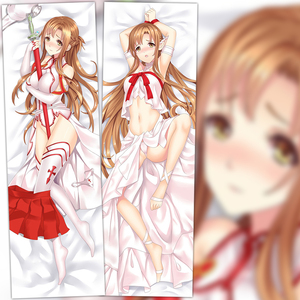 刀剑神域 亚丝娜/结城明日奈 动漫等身抱枕 2wt抱枕套 靠枕方枕