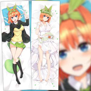 五等分的花嫁新娘 中野四叶 婚纱礼服动漫双层等身抱枕 2wt抱枕套