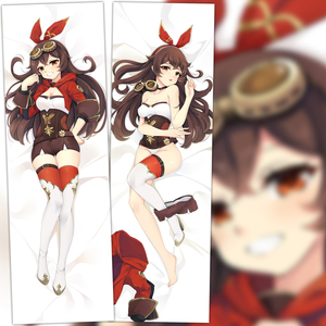 安柏等身抱枕原神周边长靠枕靠垫动漫礼物游戏宅男黑丝袜方枕定制