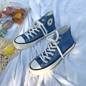 匡威高帮经典蓝色