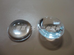 外径12至30mm高硼硅光学玻璃凸透镜diy聚光调焦投光led照明灯罩