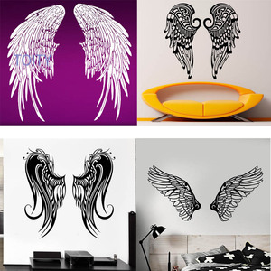 天使双翼贴画angel wings安琪儿翅膀墙贴欧式古典贴纸装饰壁贴