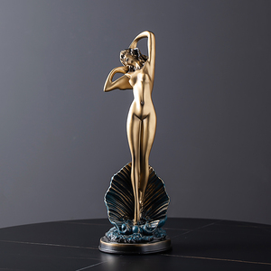 美人鱼艺术品个性摆件客厅电视柜玄关创意酒柜装饰美女人物工艺品