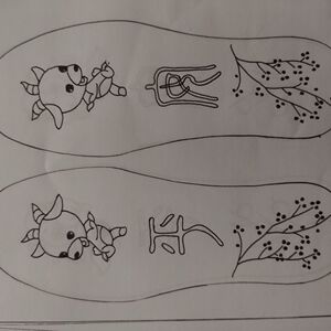 手工刺绣鞋垫图纸