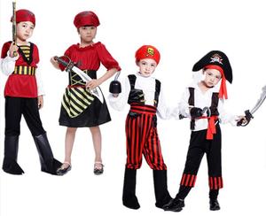 万圣节服装儿童节cosplay四十盗强盗 加勒比海盗船长服装道具