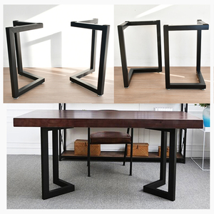 铁艺支架金属桌腿支架桌脚桌子腿支架会议桌书桌桌架办公桌铁架子