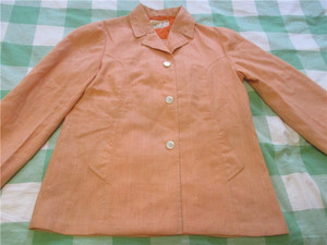 老衣服女装收藏7.80年代北京有机玻璃纽扣女装道具服装3726八成新