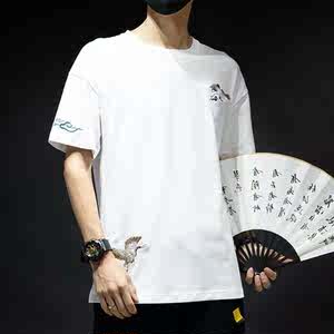 中国李宁短袖仙鹤