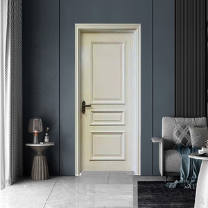 重庆定制烤漆扣线套装门 复合实木门 欧式法式轻奢木门颜色可定制