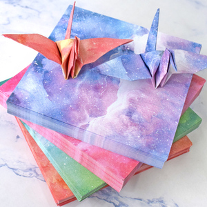 星星折纸千纸鹤正方形双面彩色开学季手工礼物玫瑰折叠专用纸学生