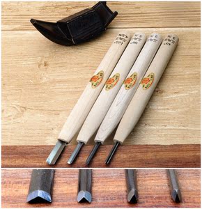 日本进口 三木章三角刀 雕刻刀超级青纸钢 木工美工修光刀 版画刀