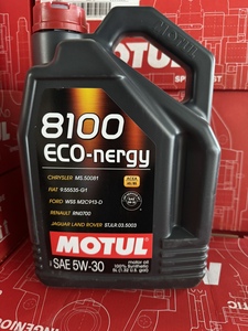 原装进口正品摩特MOTUL 8100 ECO-nergy 5W-30 全合成机油 5L装