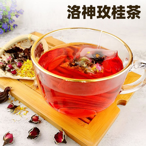 桂花玫瑰花茶组合女人