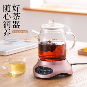 特莱雅养生壶迷你全自动纯玻璃小容量家用电煮花茶壶办公室煮茶器