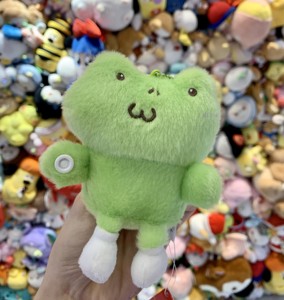 llj夹机占公仔娃娃手牵手系列toby秃瓜小青瓜毛绒挂件包邮