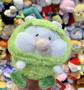 llj夹机占小动物小绿恐龙秃比挂件毛绒花栗鼠toby朱朝阳同款