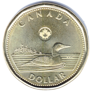 现货 纪念币 加拿大 1元 2016年 幸运鸭子 普制 潜鸟 硬币