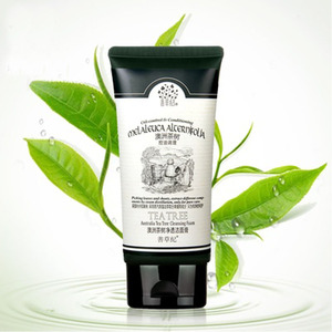 善草纪澳洲茶树深层净透洁面乳控油祛痘洗面奶男女适用120g洁面膏