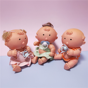 土豆娃娃中古复古怀旧公仔玩偶老库存胶皮娃娃豆豆眼娃娃手办婴儿