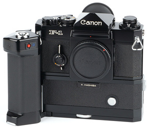 佳能老f-1 带马达 135单反胶片全机械机皇 canon f1