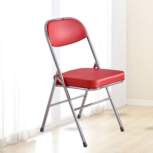 天坛家具 金属折叠椅 钢管椅 折椅 办公椅子 电镀钢折椅