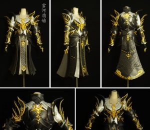 【剑三】风骨霸刀 苍云成男 雪河套 盔甲 剑侠情缘/cosplay道具