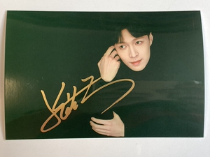 向往的生活 张艺兴亲笔签名6寸照片 12寸签名海报 满5送一 e款