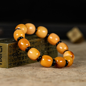 金丝牦牛角手串