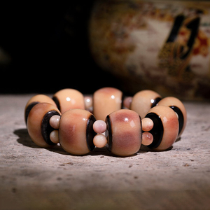 天然骆驼骨手串满血保真小腿骨玉化骨头珠子男士文玩佛珠手链饰品