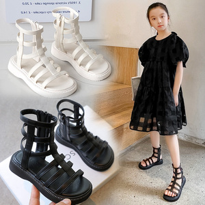 9036人付款天猫女童罗马鞋2022春夏新款儿童时尚公主凉鞋韩版中小童