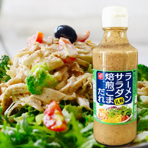 日本原装进口 铃食品札幌烘煎芝麻味沙拉汁215g 水果蔬菜沙拉酱