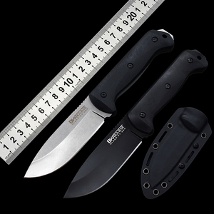 卡巴bk2户外猎刀d2钢荒野求生随身防身直刀战术多功能g10柄小直刀