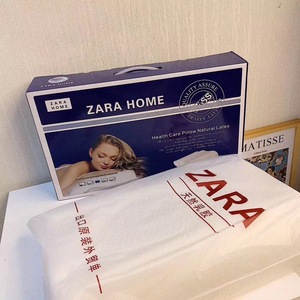 外贸现货Zara乳胶记忆枕头护颈椎慢回弹枕芯官方正品礼盒30x50cm