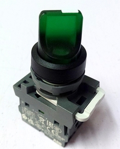 正品ABB MCB-10 -01 2位 3位 红色 绿色带灯旋钮 2档3档转换开关