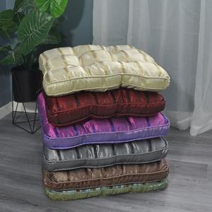 织锦锻加厚坐垫方形座垫带绑绳保暖地板垫餐椅垫胖子垫冬季屁股垫