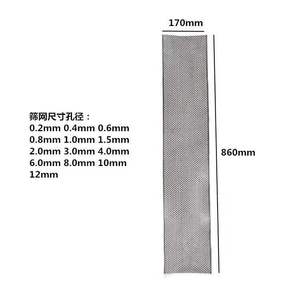 直销粉碎机筛网170×870精工机械饲料机罗底筛片配件定做不锈钢