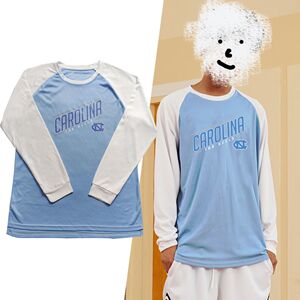 北卡大学训练服ncaa篮球服投篮热身长袖上衣透气速干美式卫衣北卡