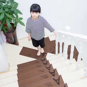 家用楼梯垫踏步垫台阶贴免胶自粘地毯无胶痕夜光防滑地垫脚垫水洗