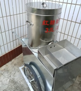 新电动糍粑机麻摆地摊走卖不锈钢手摇香甜糯米红糖小糍粑粑机器桶